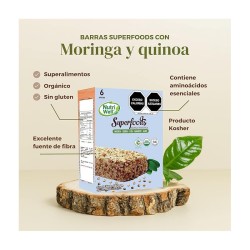 Barras Orgánicas Superfoods de 30 g Nutriwell 1/16 Clave: 19168