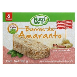 Mini Barras de Amaranto Nutri energy 15 g 1/24 Clave: 19180