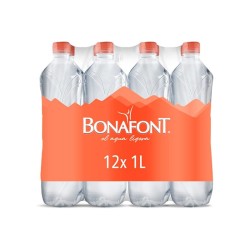 Agua Embotellada 12 Pzas de 1 l Bonafont 1/12 Clave: 19183