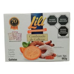 Galletas Surtidas Lili Receta Original 622 G 1/1 Clave:19454