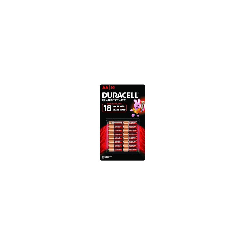 Pilas Alcalinas AA 16 Pzas Duracell Quantum 1/16 Clave: 19653