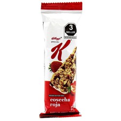 Barras de Cereal Fresa 24 g Kelloggs 1/25 Clave: 19176