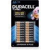 Pilas Alcalinas AA 18 Pzas Duracell Turbo 1/18 Clave: 19656