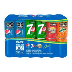 Refresco Mix de Pepsi 24 latas de 355 ml 1/24 Clave 19193