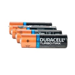 Pilas Alcalinas AAA 18 Pzas Duracell Turbo 1/18 Clave: 19657