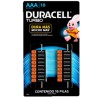 Pilas Alcalinas AAA 18 Pzas Duracell Turbo 1/18 Clave: 19657