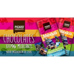 Chocolates con leche y Amargo Ciudades de México Picard 150 g 1/1 Clave: 19366