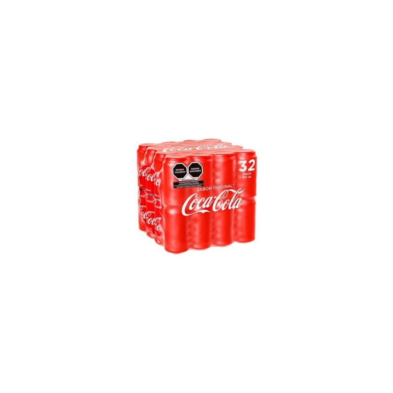Refesco Coca Cola 32 latas de 355 ml 1/32 Clave 19194
