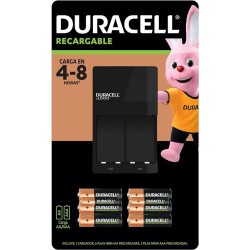 Cargador de Pilas + 6 Pilas AA + 2 Pilas AAA Duracell 1/8 Clave: 19660