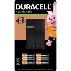 Cargador de Pilas + 6 Pilas AA + 2 Pilas AAA Duracell 1/8 Clave: 19660