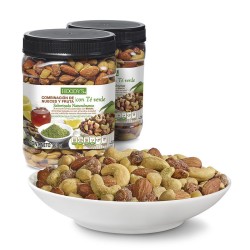 Nueces Combinadas con Te Verde 907 g Hoodys 1/1 Clave: 19371