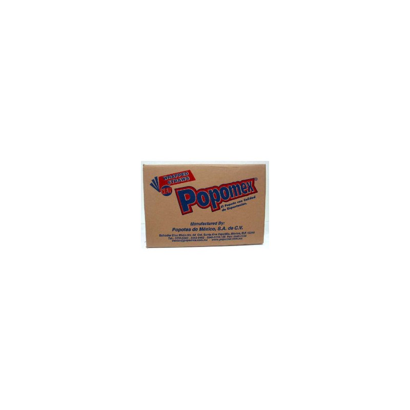 Popotes Rígido Estuchados Popomex 1/2000 Clave: 19405