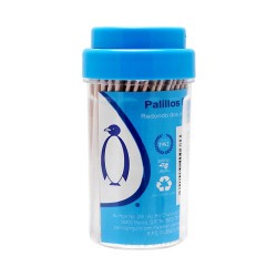 Palillos de Madera Redondeados en Despachador Pingüino 10/150 19408