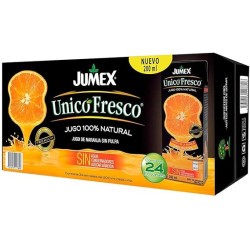 Jugo de Naranja Único Fresco 200 ml Jumex 1/24 Clave: 19203