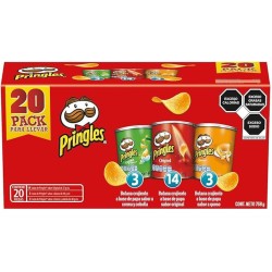 Papas deshidratadas Surtidas Pringles 40 g 1/15 Clave: 19383