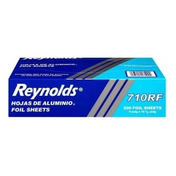 Papel Aluminio 200 Hojas de 22.8 X 27.3 cm 1/1 Clave: 19417