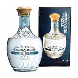 Tequila Plata Tres Generaciones 750 ml 1/1 Clave: 19586