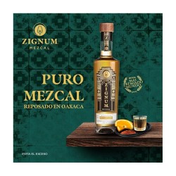 Mezcal Añejo Zignum 750 ml 1/1 Clave: 19538