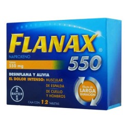 Flanax Analgésico Tabletas 550 g 1/1 Clave: 10101