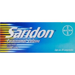 Analgésico Saridon 500 g 50 g 1/20 Clave: 10109