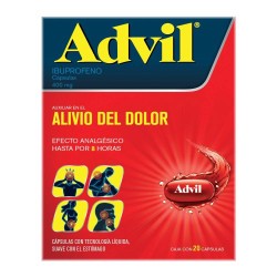 Advil Max 400 g Cápsulas 1/20 Clave: 10110