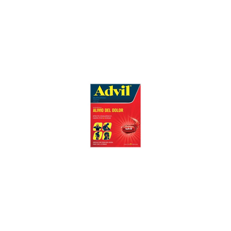 Advil Max 400 g Cápsulas 1/20 Clave: 10110