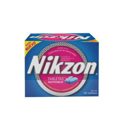 Nikzon Tabletas masticables 1/90 Clave: 10112