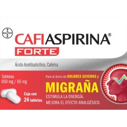 Cafiaspirina Forte 650 g /65 g 1/24 Clave: 10122
