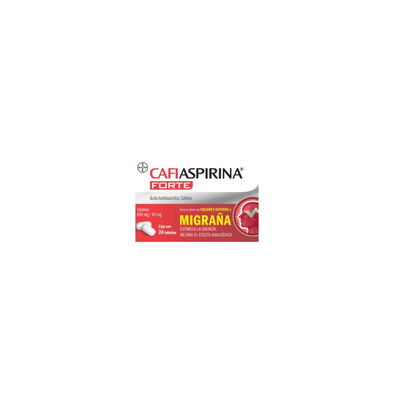 Cafiaspirina Forte 650 g /65 g 1/24 Clave: 10122