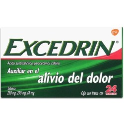 Excedrin 250 g 1/24 Clave: 10123