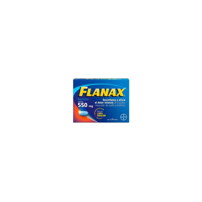Flanax 550 Analgésico Antiinflamatorio 1/24 Clave: 10245