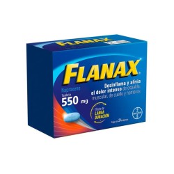 Flanax 550 Analgésico Antiinflamatorio 1/24 Clave: 10245