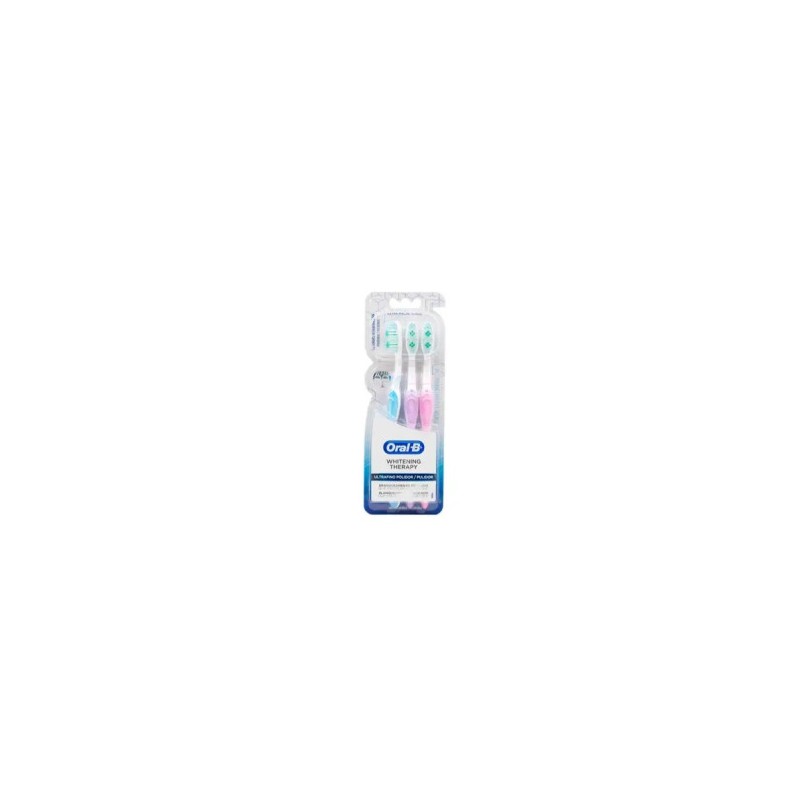 Cepillos dentales Oral-B Whitening Therapy Ultrafino Pulidor 1/3 Clave: 10154
