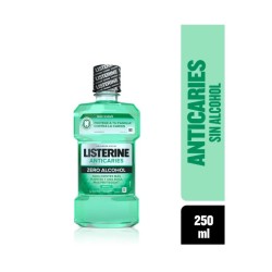 Enjuague Bucal Listerine Anticaries Zero Alcohol 250 ml 1/1 Clave: 10155