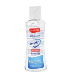 Gel Antibacterial Escudo 70 ml 1/1 Clave: 10181