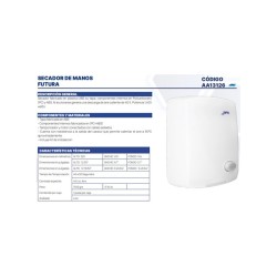 Secador de Manos con Pulsador Jofel 1/1 Clave: AA13126