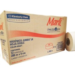 Higiénico Jumbo Jr. Marli Ecológico 12/200 Clave 90477
