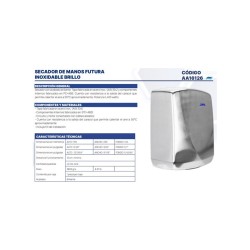 Secador de Manos Óptico con Sensor Jofel 1/1 Clave: AA16126