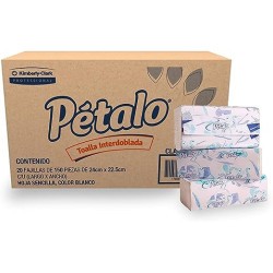 Toalla Interdoblada Pétalo 20/150 Clave: 92203 / 92114