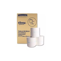 Toalla en Rollo para Manos Antibacterial Kleenex 6/180 Clave 92261