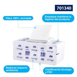Servilletas Tork Xpressnap Café 12/500 Clave: 701340
