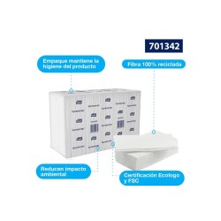 Servilletas Tork Xpressnap Blanca 24/250 Clave: 701342