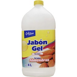 Jabón Gel para Manos Almendras 1/4l Clave 003001