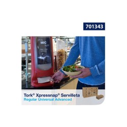 Servilletas Tork Xpressnap Café 12/500 1/1 Clave: 701343