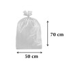 Bolsa de Basura Transparente 50 X 70 cm por Kilo 1/1 Clave: 6307