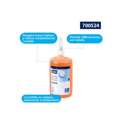 Jabón líquido para Manos Tork Advanced 1/6 Clave: 700524