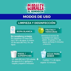 Blanqueador Cloralex  3.75  l 1/1 Clave 00639
