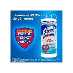 Toallitas Desinfectantes Lysol Spring 35 Pzas 1/1 Clave 51621