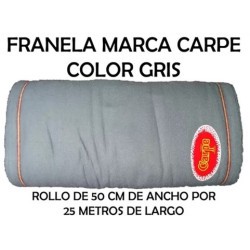 Franela Gris Carpe Rollo 25 X 50 cm 1/1 Clave 31450