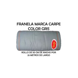 Franela Gris Carpe Rollo 25 X 50 cm 1/1 Clave 31450
